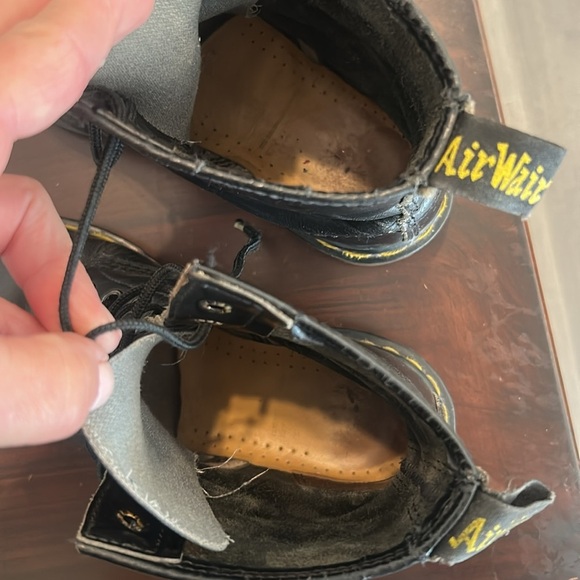 Dr. Martens Vintage 1460 Made In England Boots Black Leather Size 6 - Picture 11 of 16